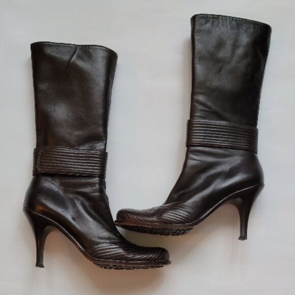 L'AUTRE CHOSE LEATHER WOMEN BOOT SIZE 38 1/2" USED - Picture 3 of 16